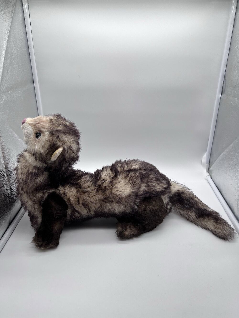Folkmanis Ferret Hand Puppet Realistic Plush Animal Preschool Toy